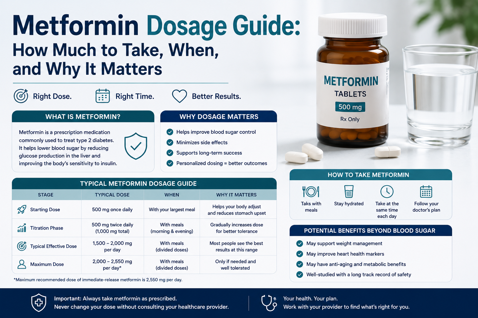 Metformin Dosage Guide: How Much to Take, When, and Why It Matters