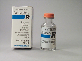Novolin R Vial — prescription drug image