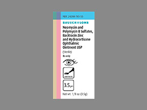 Bacitra-Neomycin-Polymyxin-Hc Tube Of Ointment — prescription drug image