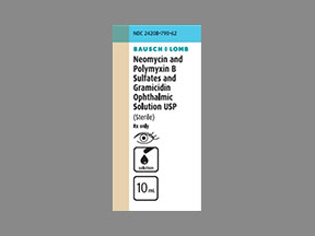 Neomycin-Polymyxin-Gramicidin Bottle — prescription drug image