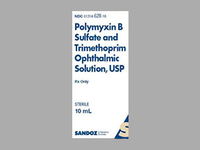 Polymyxin B-Trimethoprim Bottle Of Spray — prescription drug image