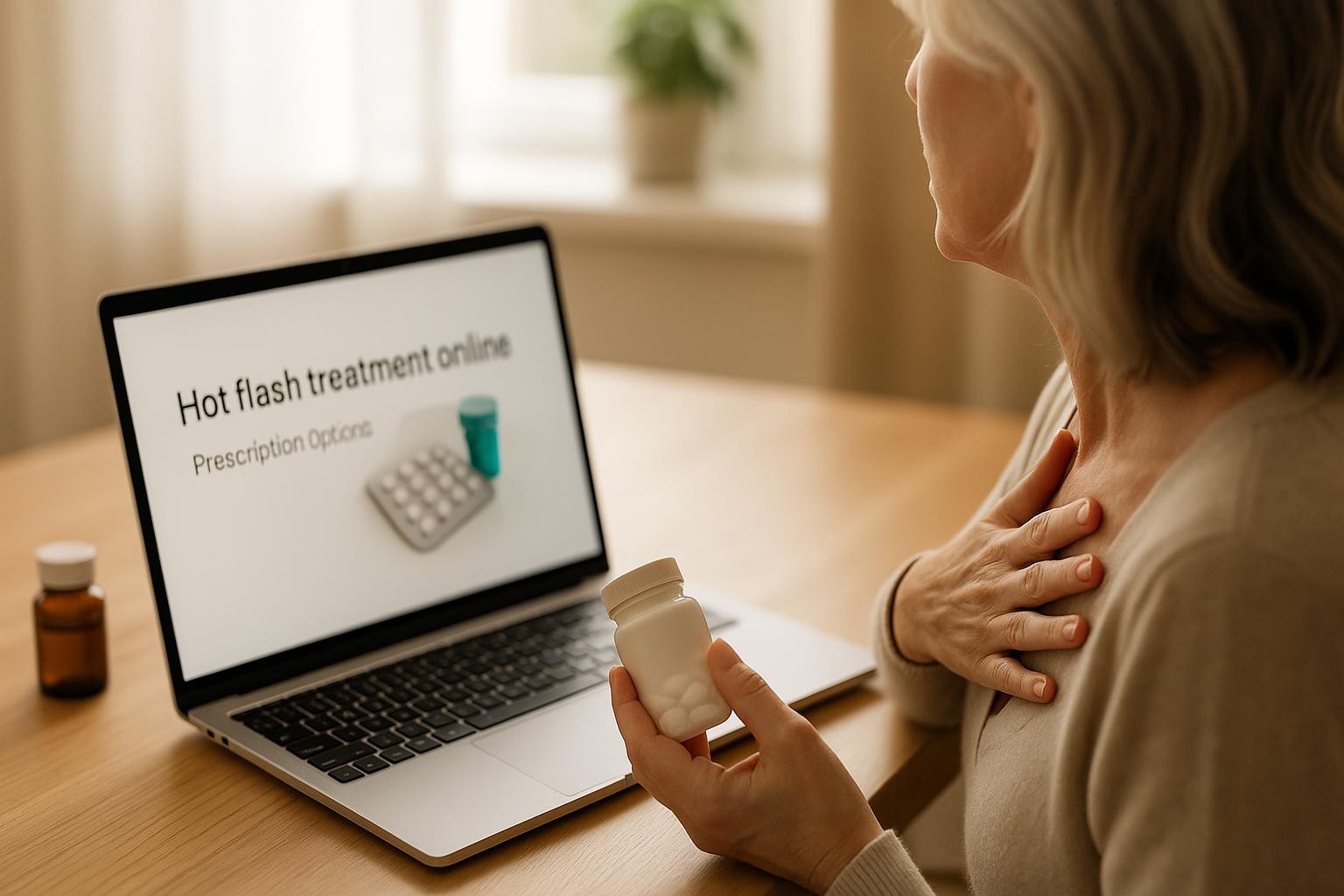 Hot Flash Treatment Online: Prescription Options