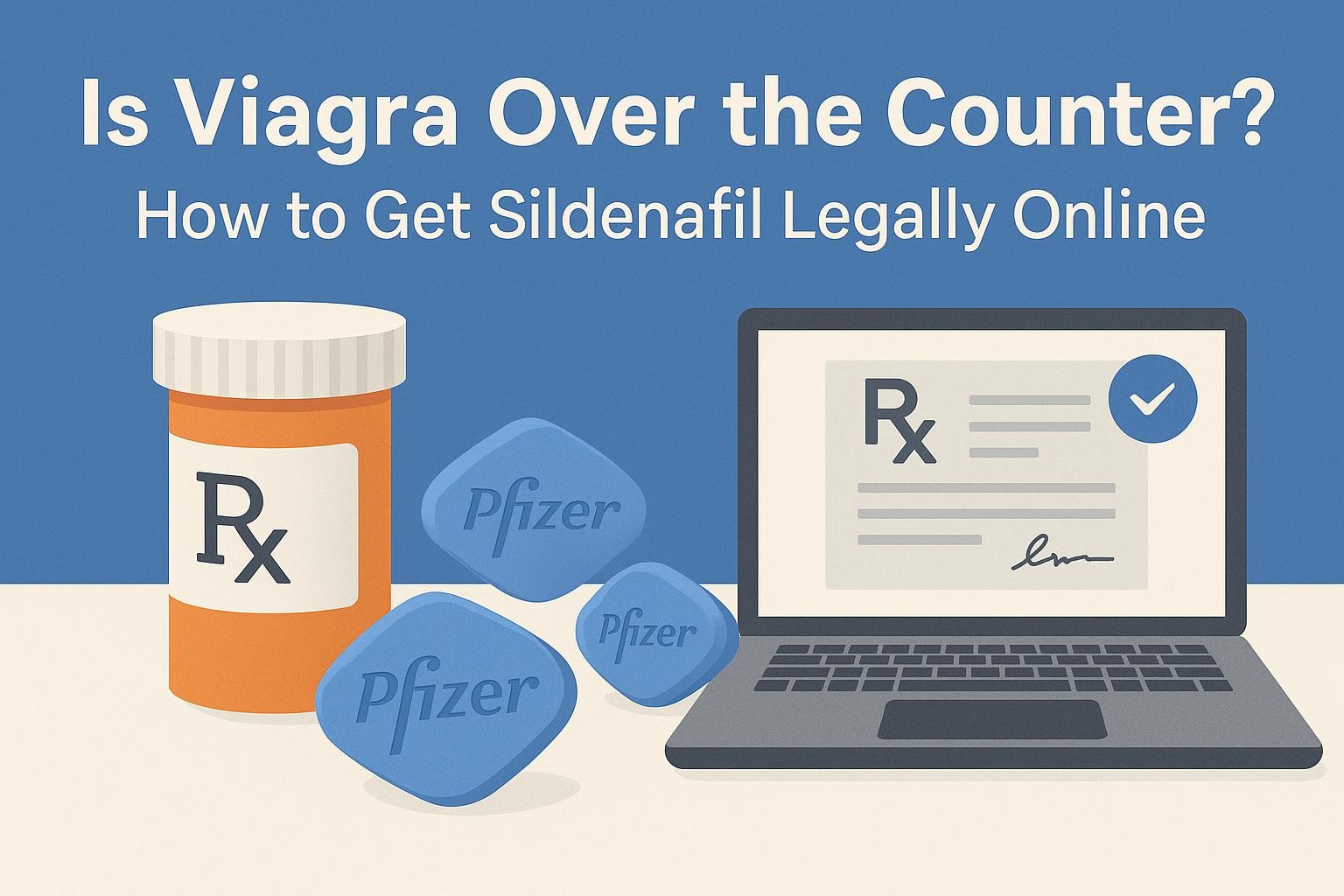 Is Viagra Over the Counter? How to Get Sildenafil Legally Online