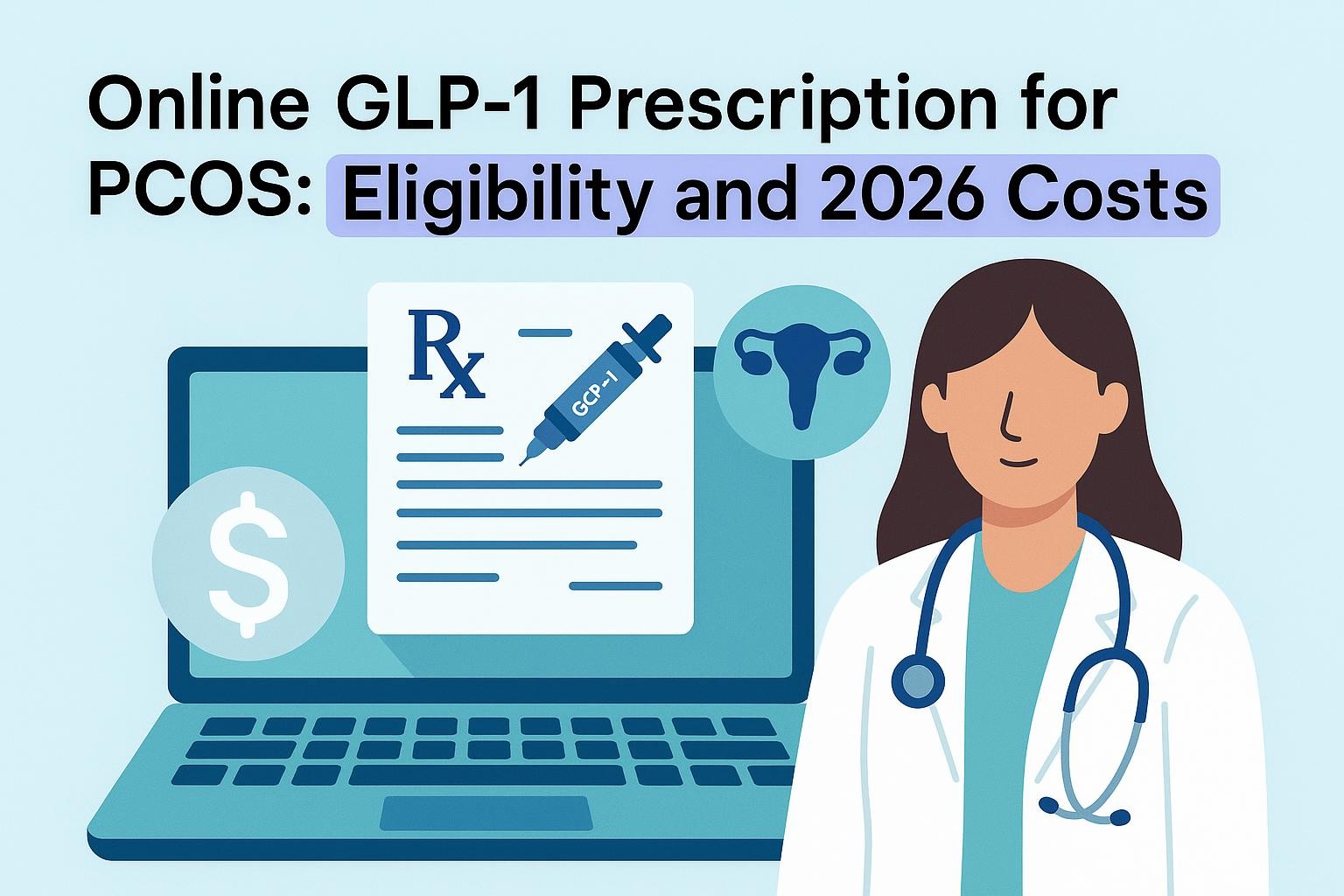 Online GLP-1 Prescription for PCOS: Eligibility and 2026 Costs
