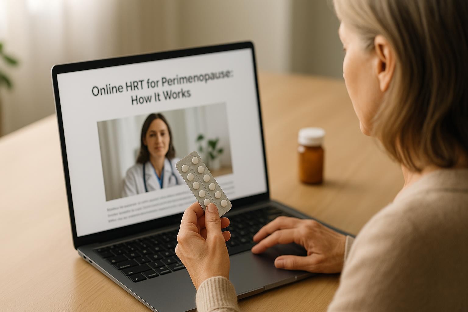 Online HRT for Perimenopause: How It Works