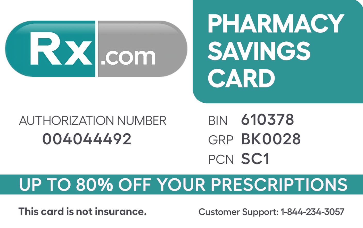 Rx Discount Card