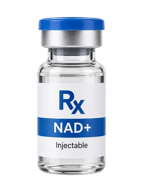 Compounded NAD+ injection vial