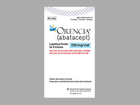 Orencia Solution Reconstituted — prescription drug image