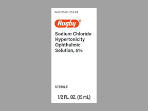 Sodium Chloride (Hypertonic) Bottle — prescription drug image