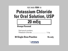 Potassium Chloride Box — prescription drug image