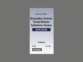 Brimonidine Tartrate-Timolol