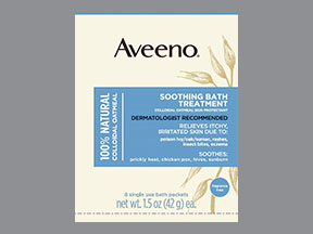 Aveeno Soothing Bath Treatment Box — prescription drug image