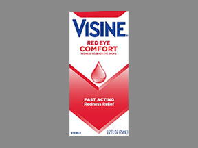 Visine Red Eye Comfort Bottle — prescription drug image