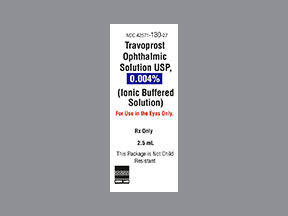 Travoprost (Bak Free) Bottle — prescription drug image