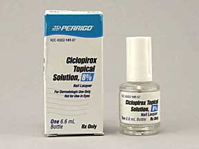 Ciclopirox Bottle — prescription drug image