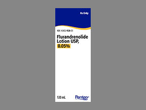 Flurandrenolide Bottle — prescription drug image