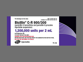 Bicillin C-R 900/300 Syringe — prescription drug image