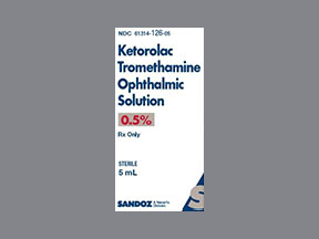 Ketorolac Tromethamine Bottle — prescription drug image