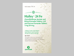 Hailey Fe Disp Pack — prescription drug image