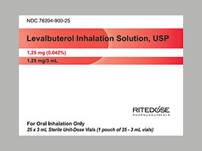 Levalbuterol Hcl Carton — prescription drug image