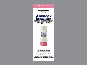 Asmanex Inhaler — prescription drug image