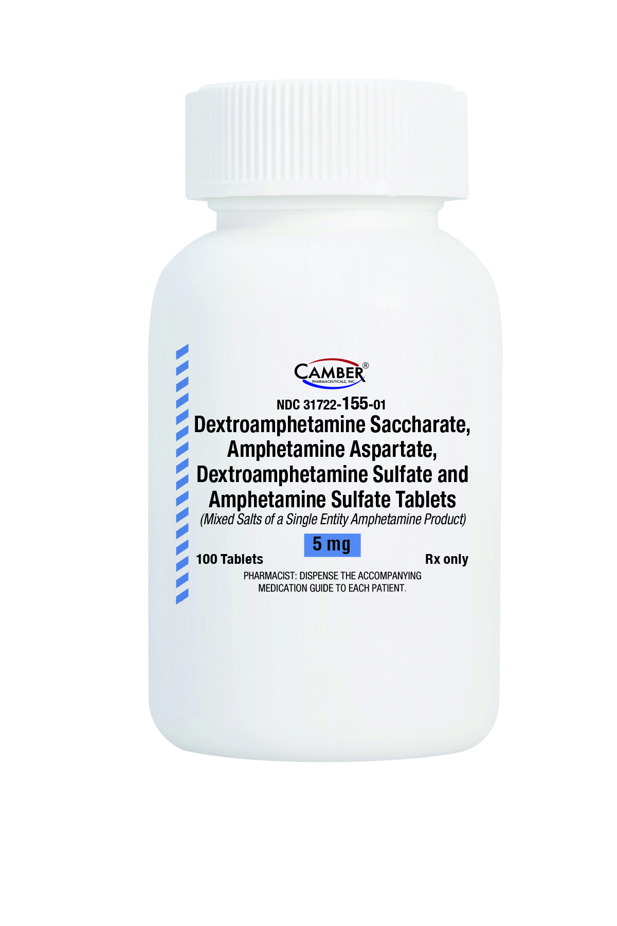 Amphetamine-Dextroamphetamine Tablet — prescription drug image