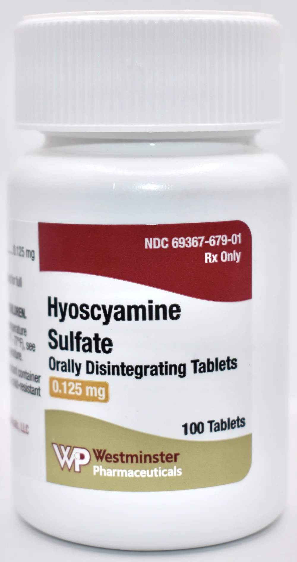 Hyoscyamine Sulfate Tablet — prescription drug image