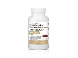 Mesalamine Tablet Delayed Release — prescription drug image