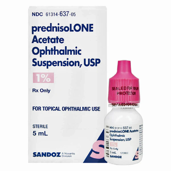 Prednisolone Acetate Bottle — prescription drug image